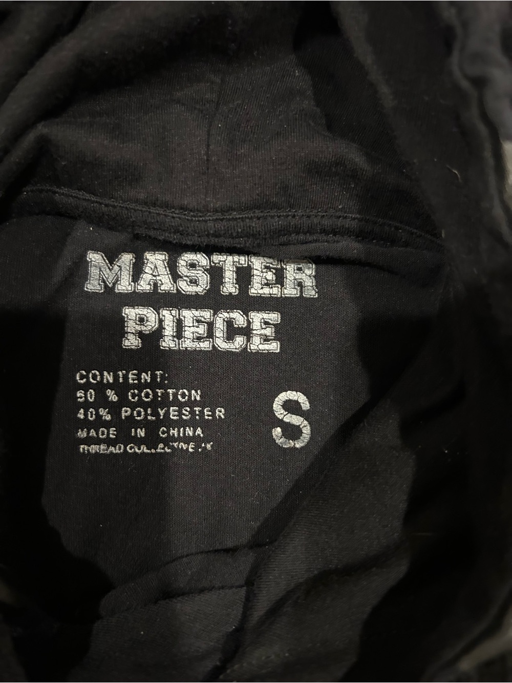 Master Piece Black Graphic Tee - "MASTER PIECE" Label